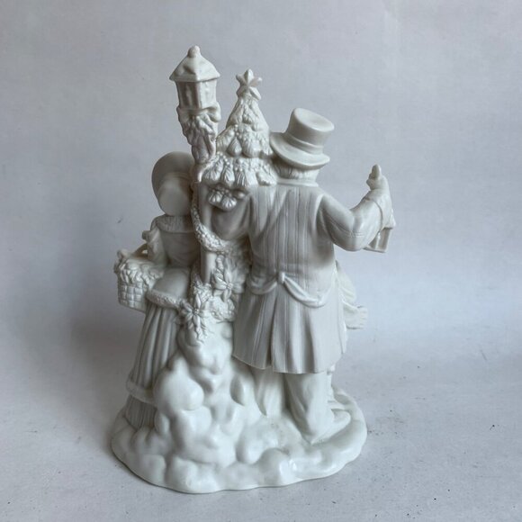 Department 56 ? Winter Silhouette Carolers Porcelain Music Box AS IS - Picture 3 of 8